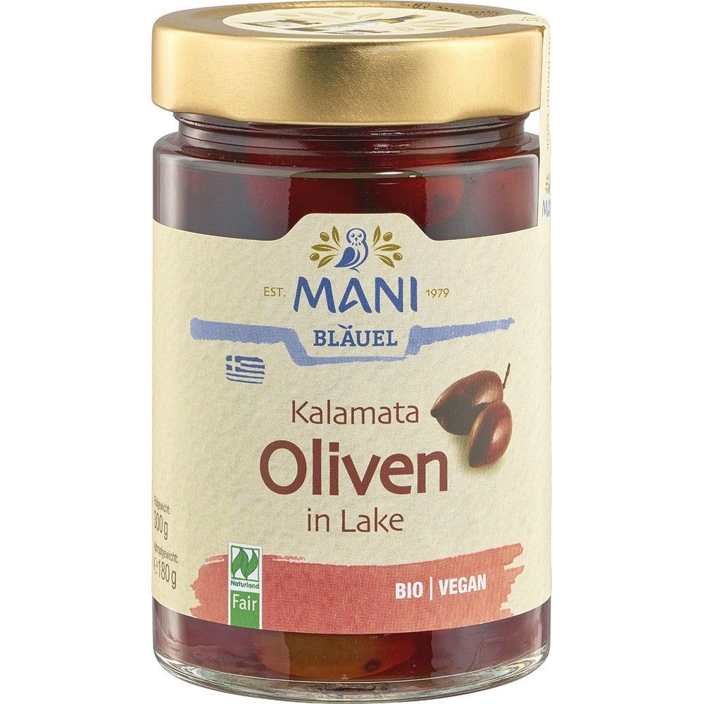 Masline Kalamata in saramura 300g Mani