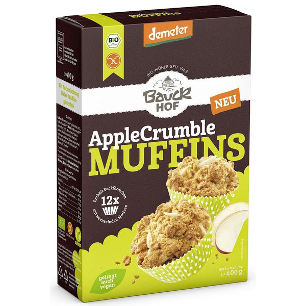  Mix pentru muffins bio cu mere fara gluten