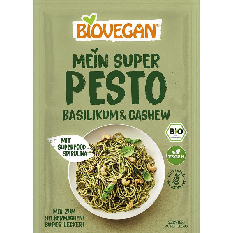 Mix pentru pesto bio cu busuioc si caju fara gluten vegan 1