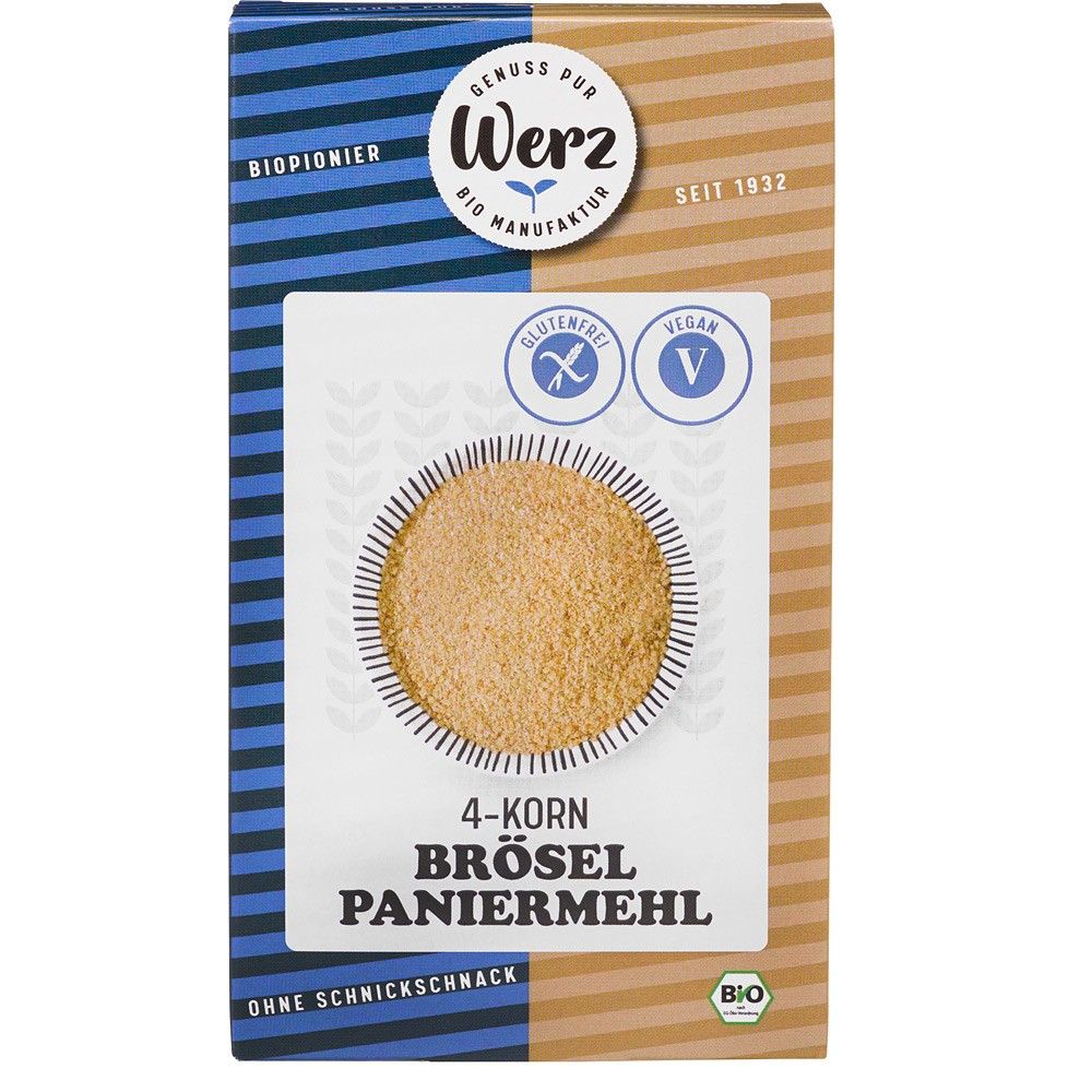 Pesmet bio din 4 cereale fara gluten 200g Werz