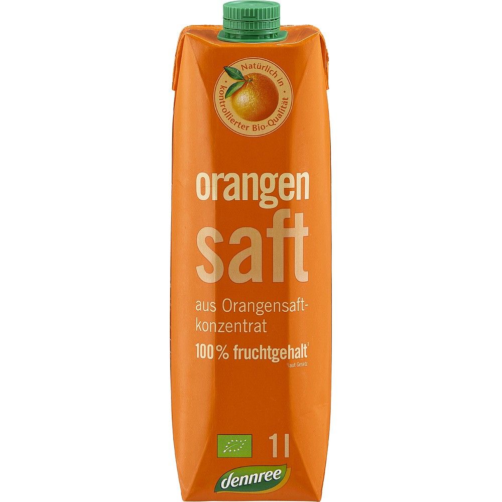 Suc bio de portocale din concentrat 1L Dennree