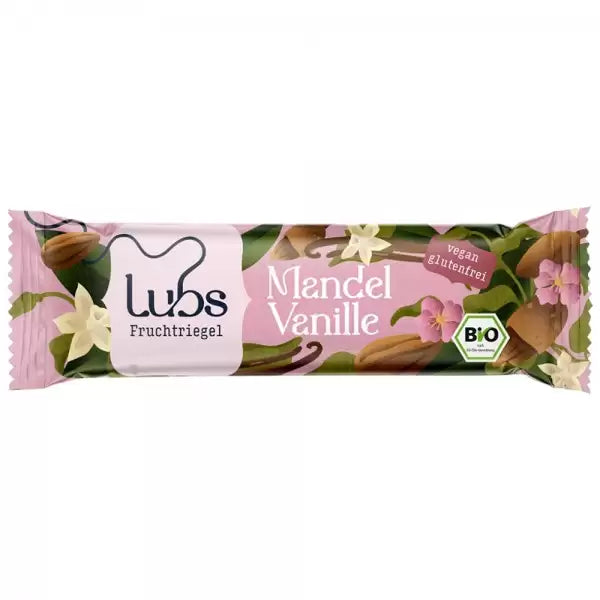 Baton migdale si vanilie fara gluten 40g Lubs - Verlin