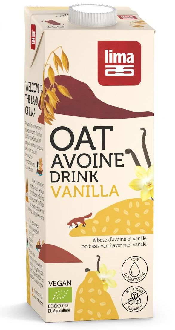 Bautura vegetala ovaz vanilie eco 1L Lima - Verlin