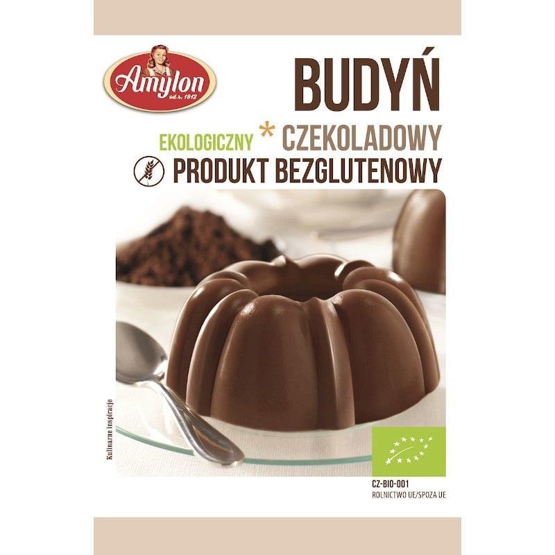 Budinca Ciocolata fara Gluten Eco 40g Amylon - Verlin