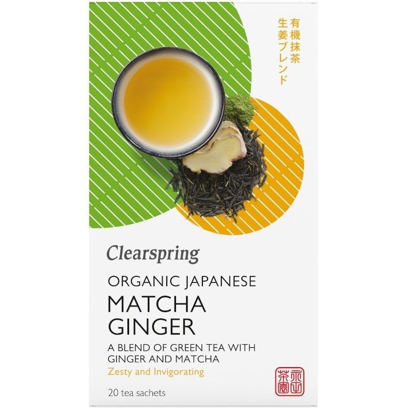 Ceai Matcha Ghimbir Bio 20dz Clearspring - Verlin