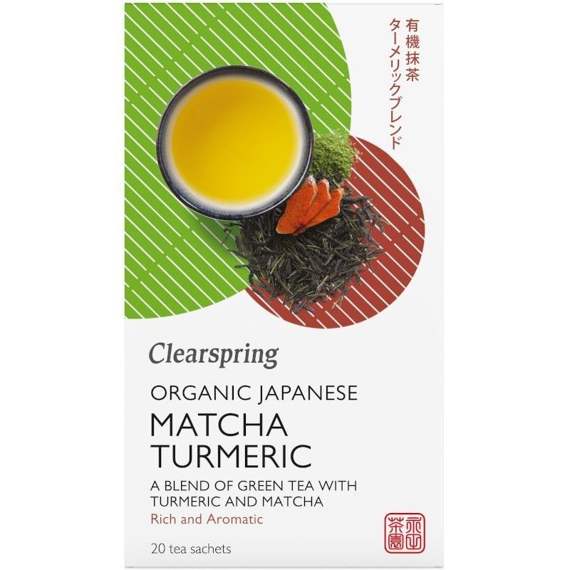 Ceai Matcha Turmeric Bio 20dz Clearspring - Verlin
