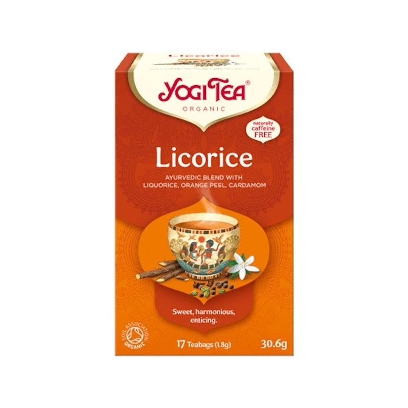 Ceai Lemn Dulce Bio 17 plicuri Yogy Tea - Verlin