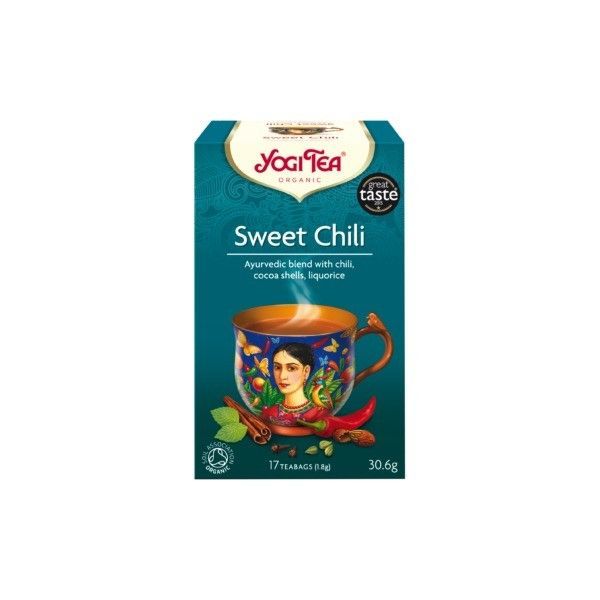 Ceai Sweet Chilli Eco 17 plicuri Yogi Tea - Verlin