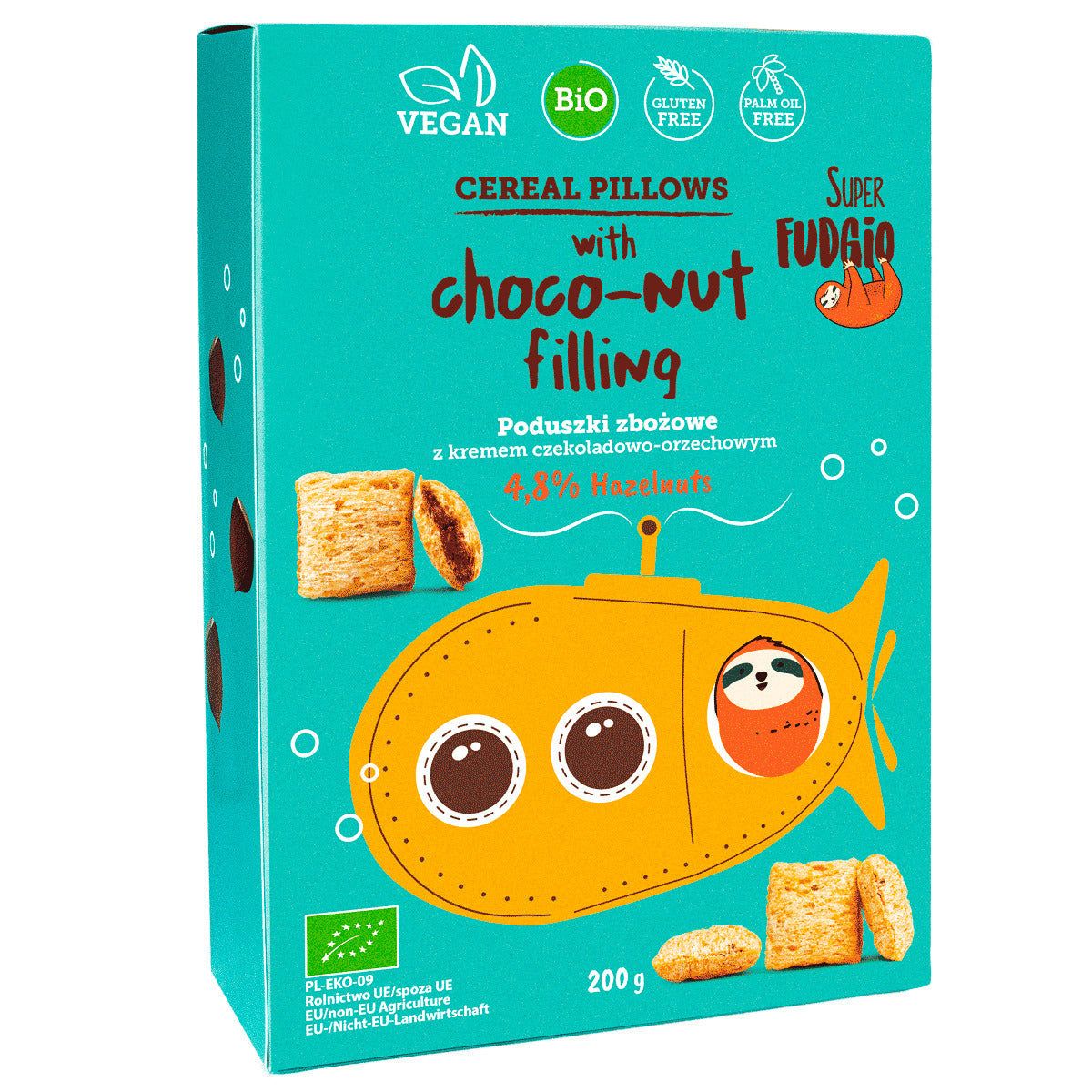 Cereale umplute ciocolata si alune padure fara gluten - Verlin