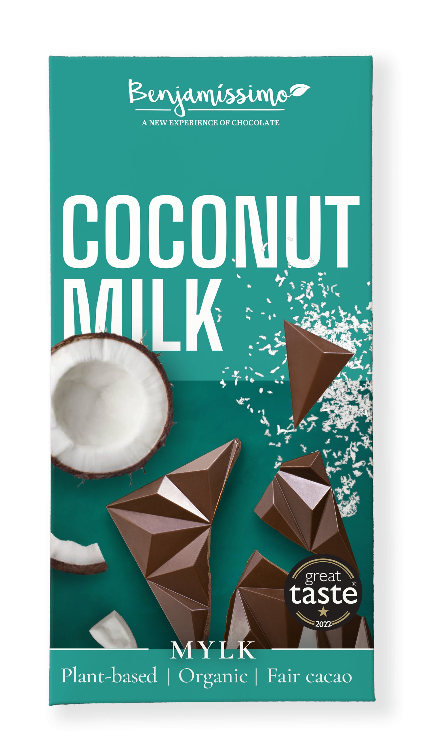 Ciocolata cocos bio 60g Benjamissimo - Verlin