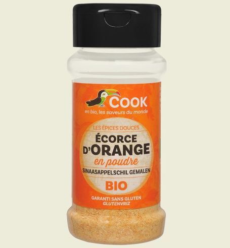 Coaja portocale pudra bio 32g Cook - Verlin