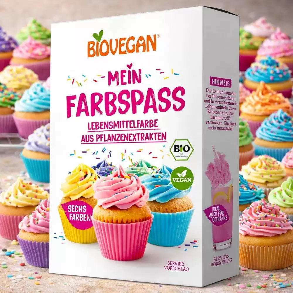 Colorant alimentar ecologic 6x8g Biovegan - Verlin