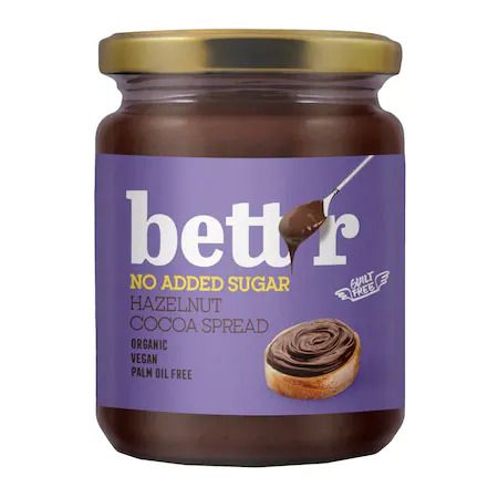 Crema alune padure si cacao bio 250g Bettr - Verlin