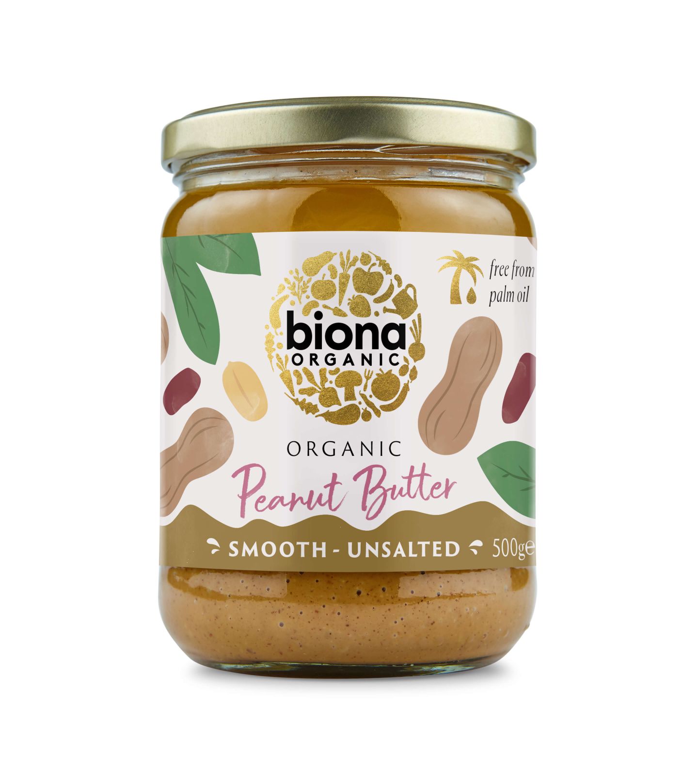 Crema arahide smooth fara sare eco 500g Biona - Verlin