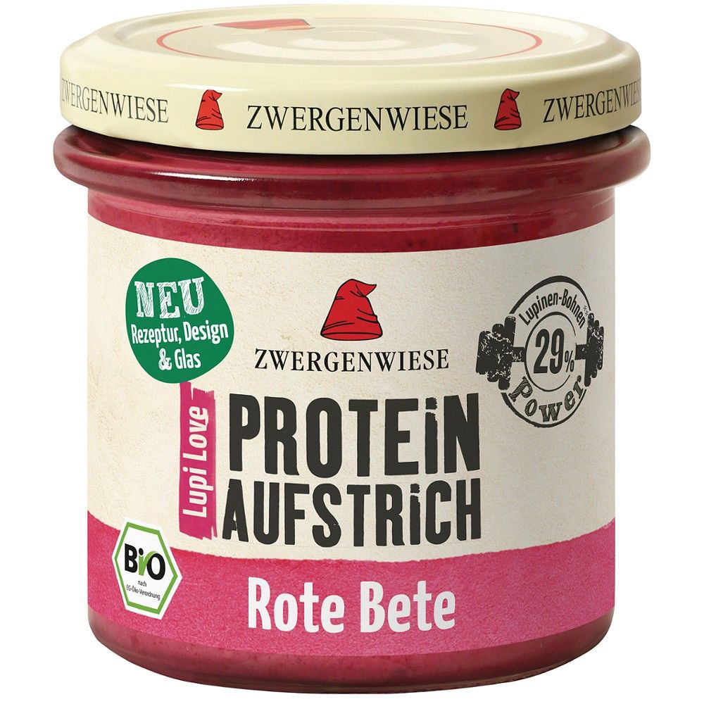 Crema tartinabila proteica bio sfecla rosie 135g Zwergenwiese - Verlin