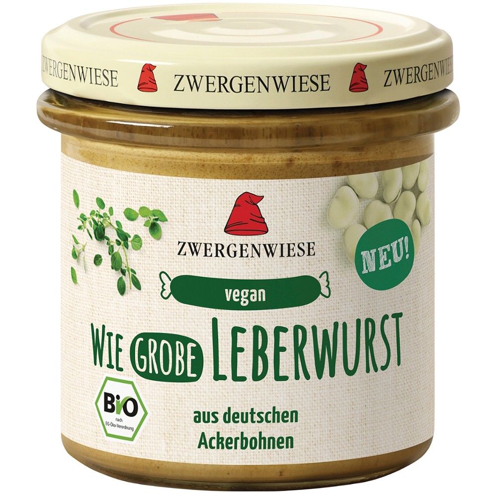 Crema tartinabila vegana bio Leberwurst 135g Zwergenwiese - Verlin