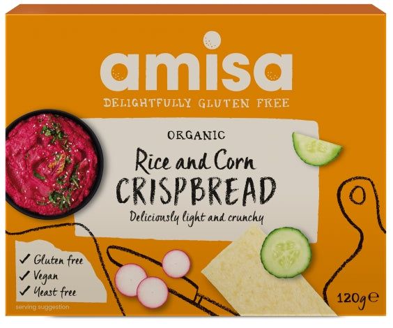 Crispbread painici din orez si porumb fara gluten - Verlin