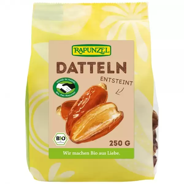 Curmale bio fara samburi Deglet Nour 250g Rapunzel - Verlin