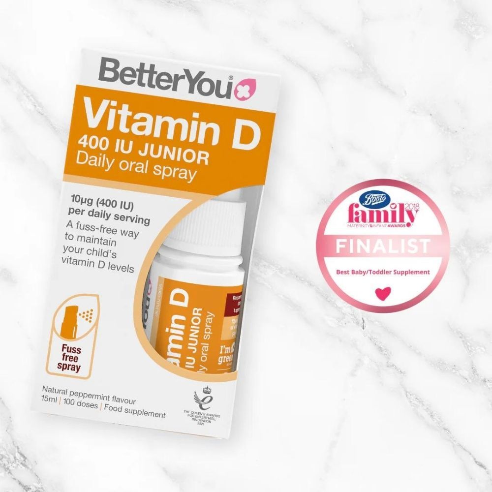 D400 Junior Vitamin Oral Spray 15 ml BetterYou - Verlin