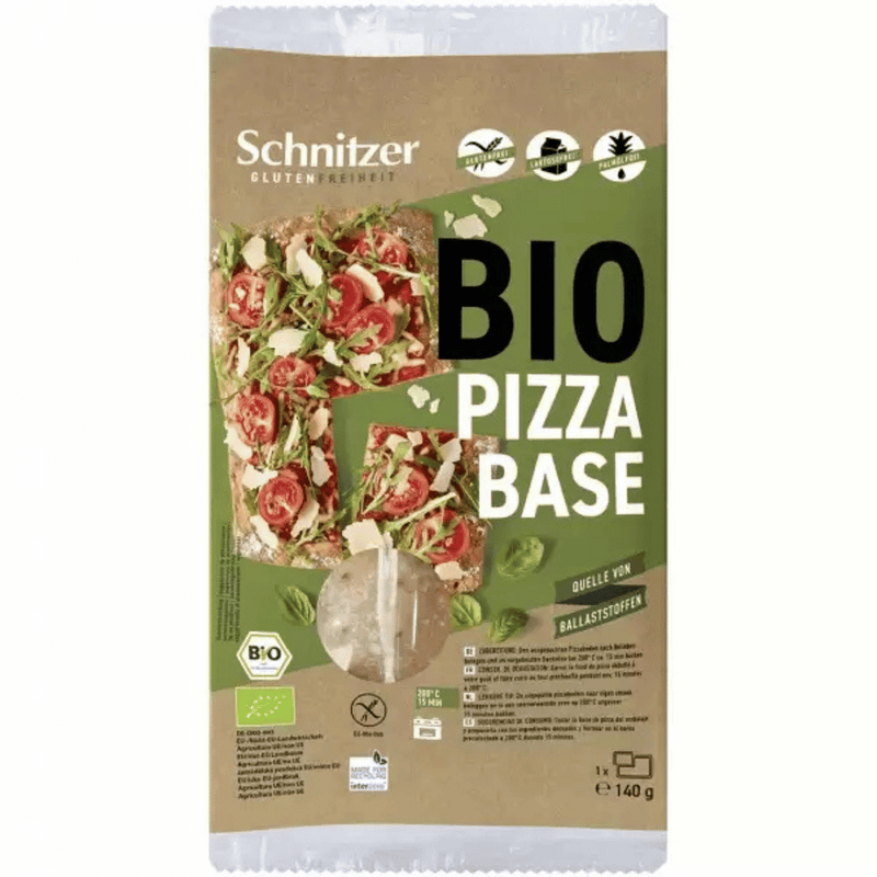 Blat bio pentru pizza,  fara gluten, 140g, Schnitzer 1