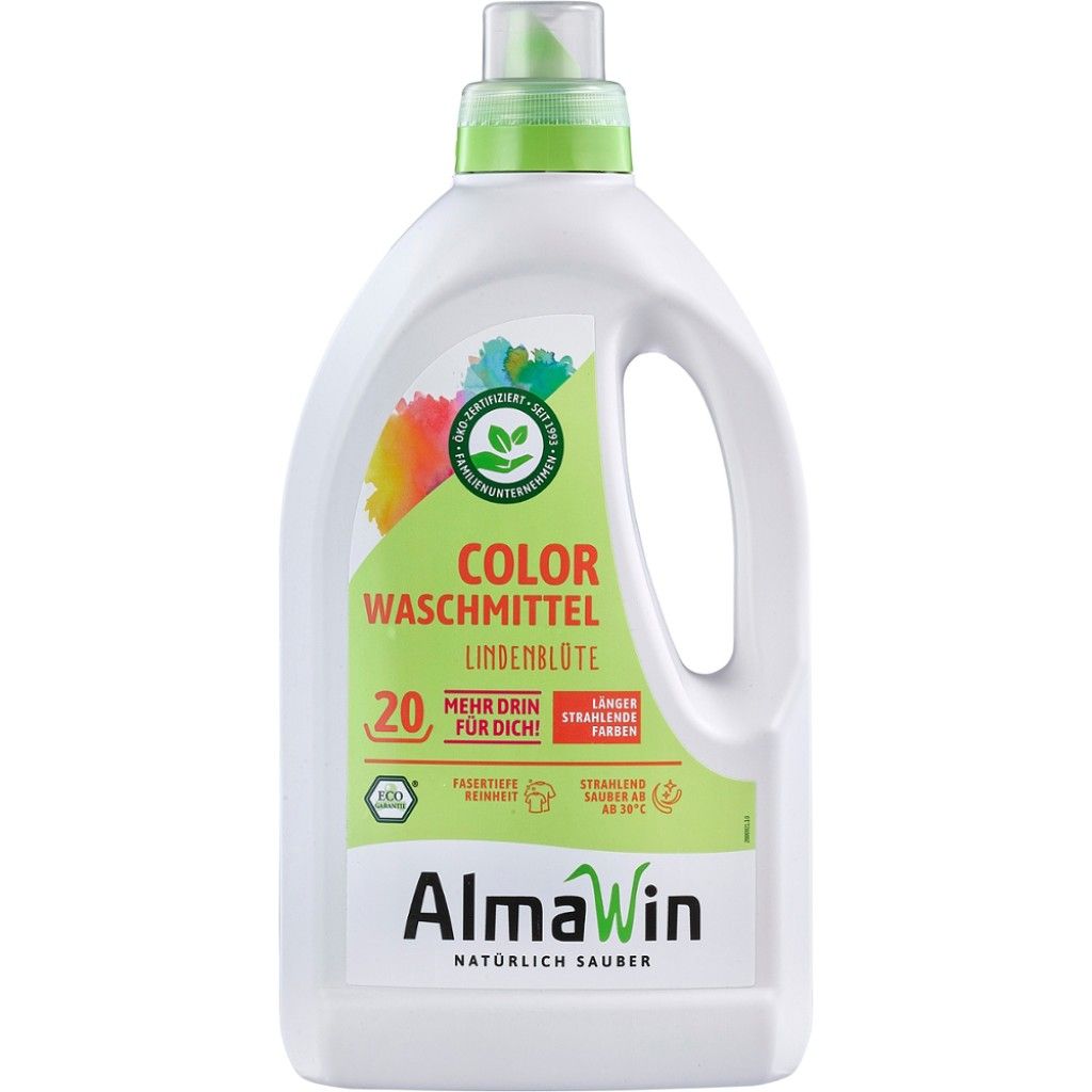 Detergent lichid rufe colorate parfum din flori tei - Verlin