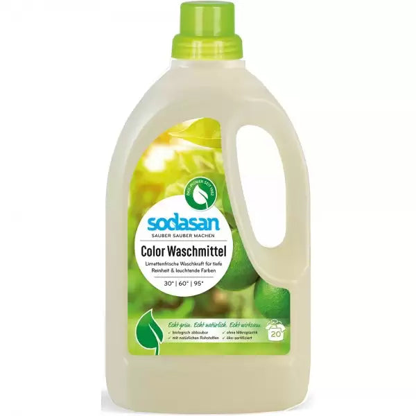 Detergent lichid rufe colorate lime 5L Sodasan - Verlin
