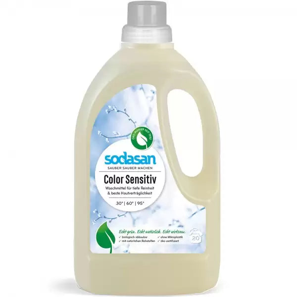 Detergent lichid rufe colorate Sensitiv 5L Sodasan - Verlin