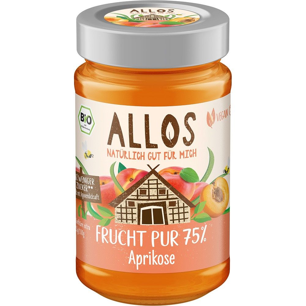 Dulceata bio caise sirop agave 250g Allos - Verlin