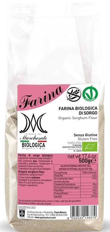 Faina sorg fara gluten bio 500g Marchesato - Verlin