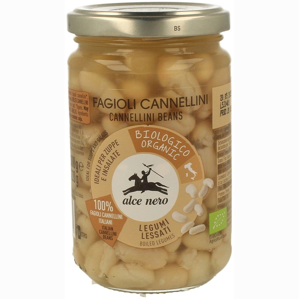 Fasole bio Cannellini fiarta 300g Alce nero - Verlin