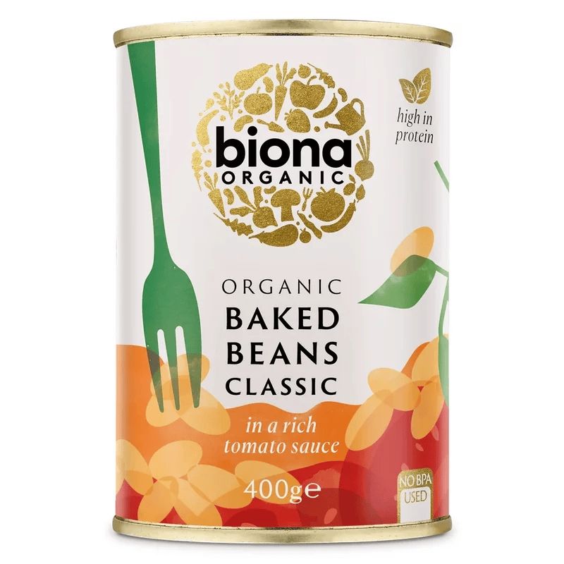 Fasole Haricot in sos rosii bio 400g Biona - Verlin