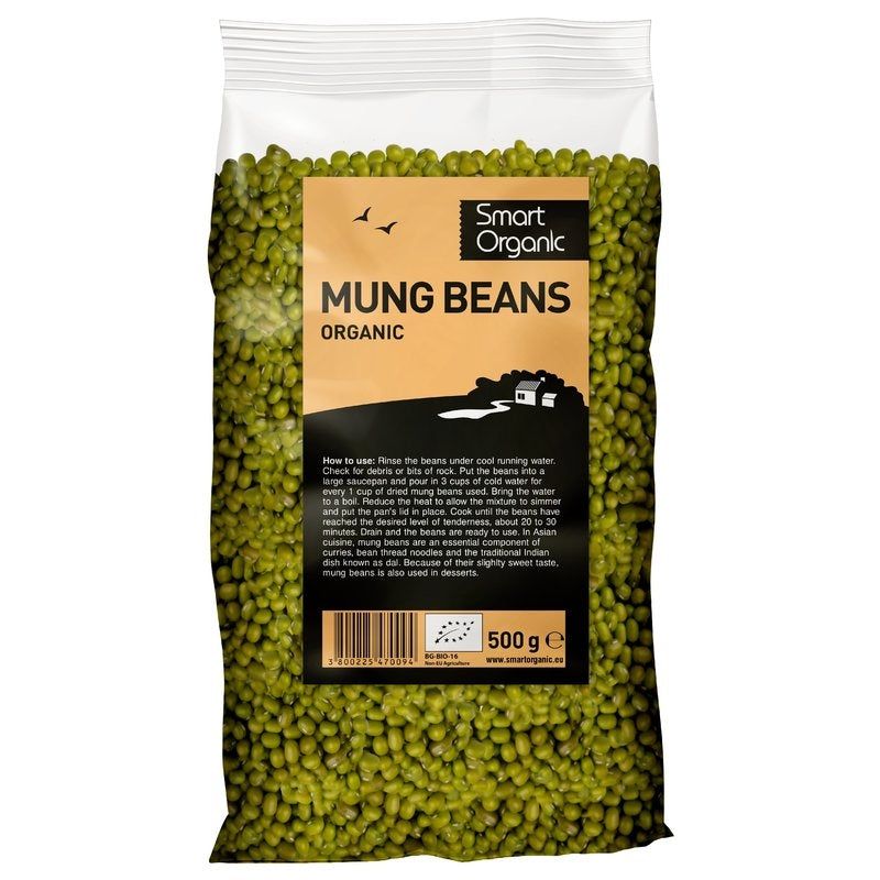 Fasole mung eco 500g Smart Organic - Verlin