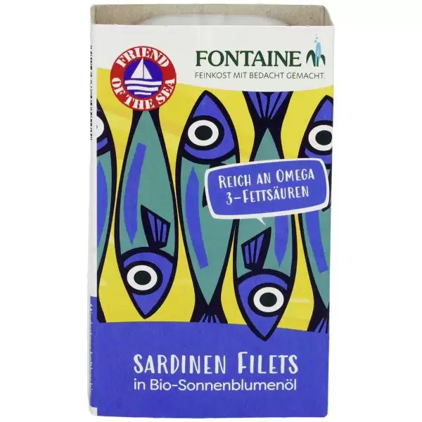 File sardine fara oase piele in ulei bio - Verlin
