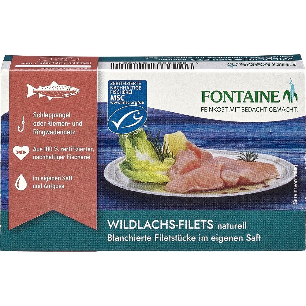 File somon salbatic in suc propriu 125g Fontaine - Verlin