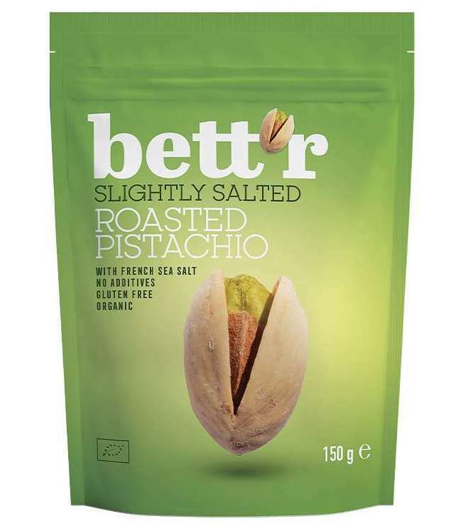Fistic prajit si sarat bio 150g Bettr - Verlin