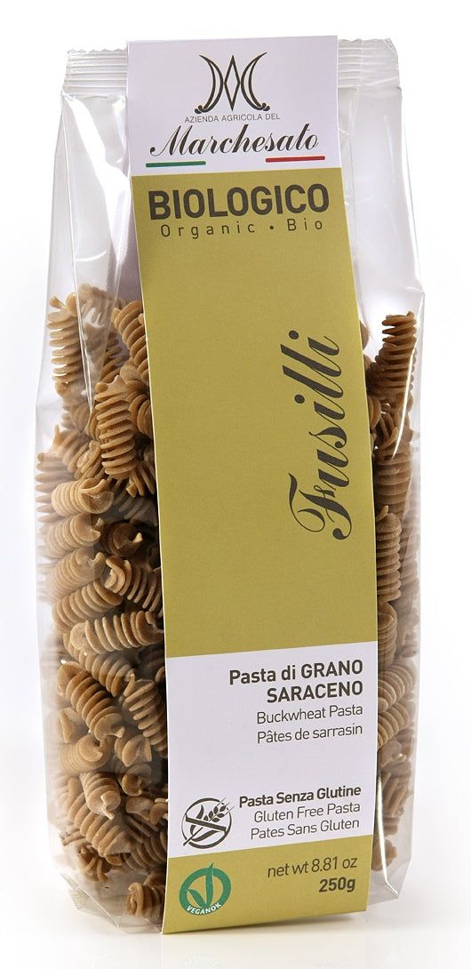 Fusilli din hrisca bio fara gluten 250g Marchesato - Verlin