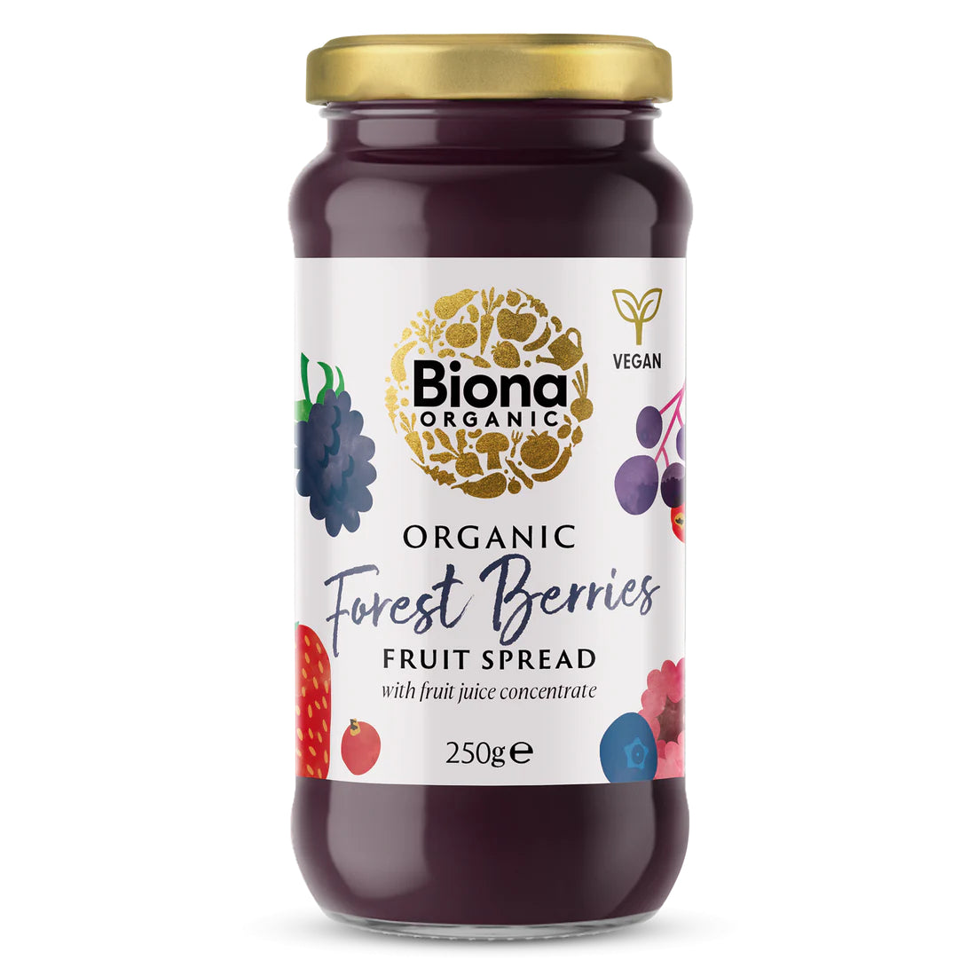 Gem fructe padure bio 250g Biona - Verlin