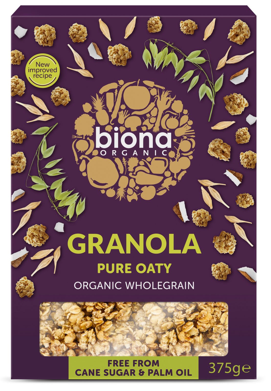 Granola ovaz bio 375g Biona - Verlin