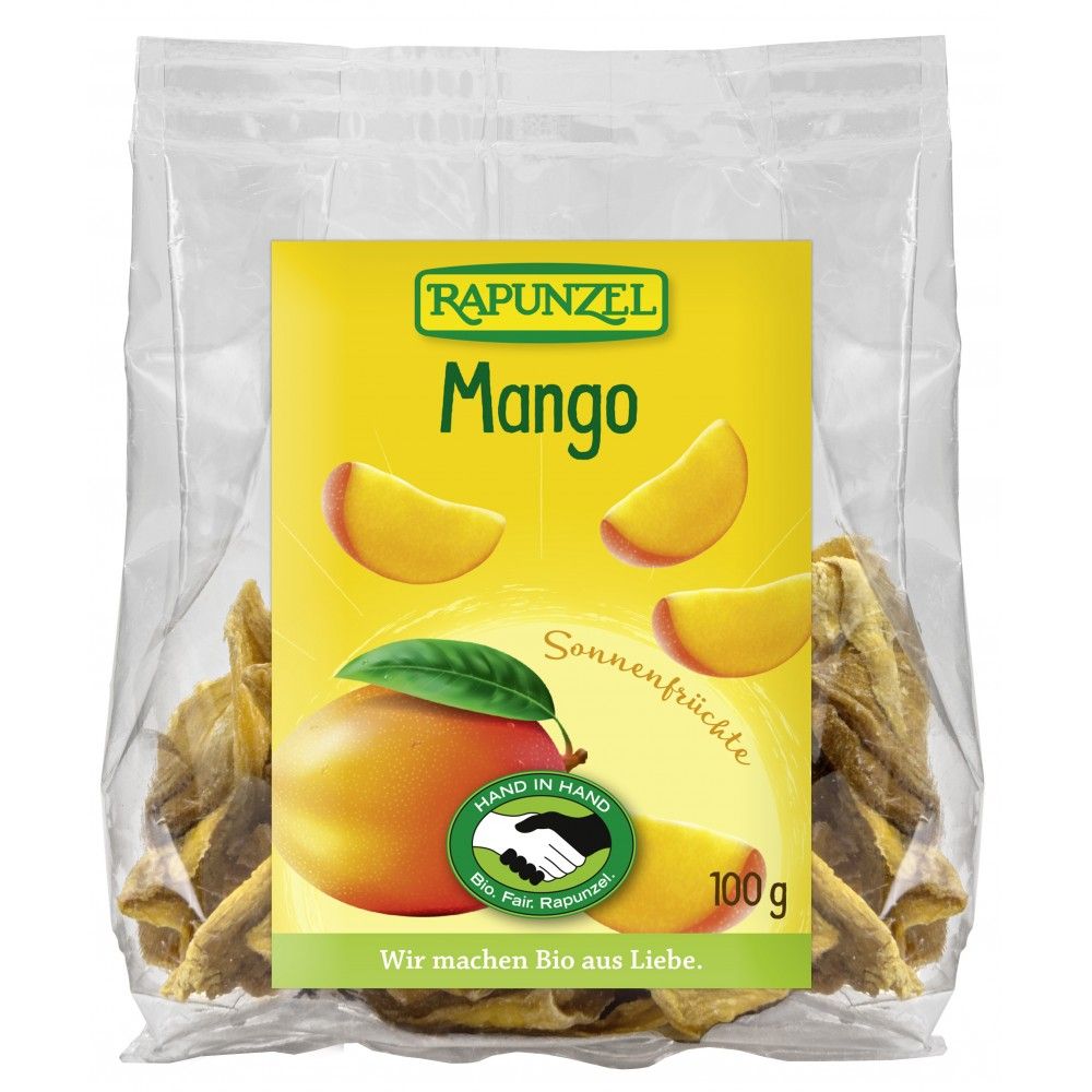 Mango bio uscat 100g Rapunzel Mango bio uscat de la