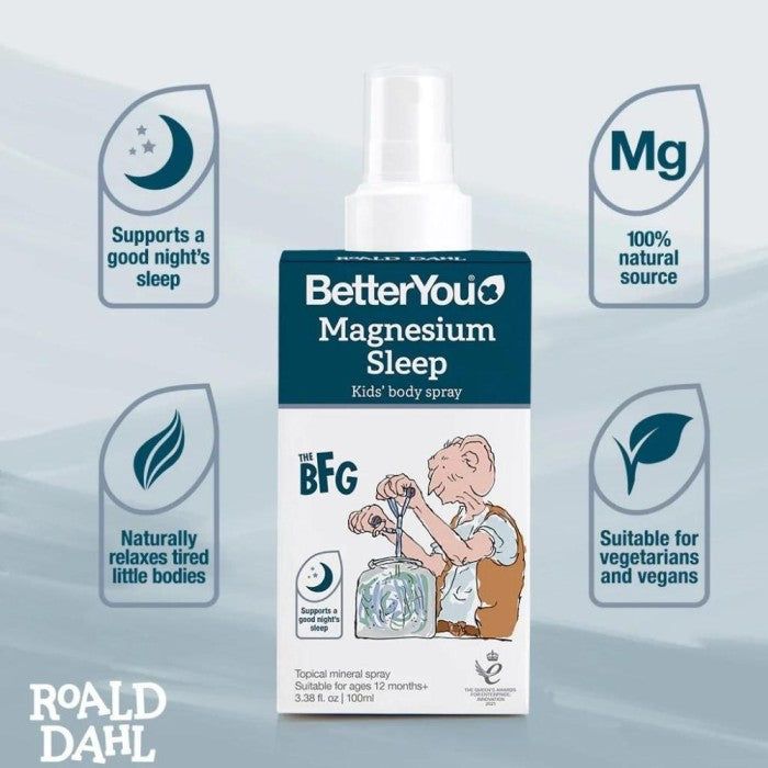 Magnesium Kids Body spray BFG 100 ml BetterYou - Verlin