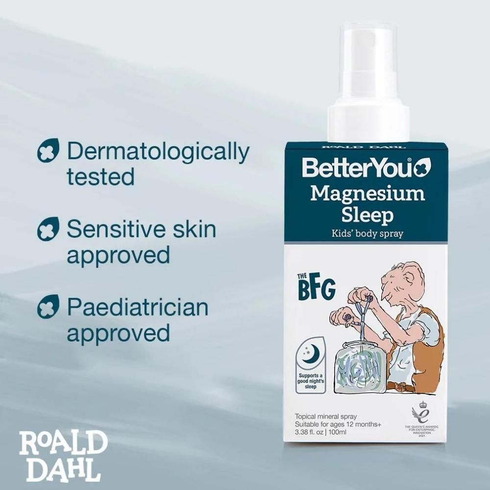 Magnesium Kids Body spray BFG 100 ml BetterYou - Verlin