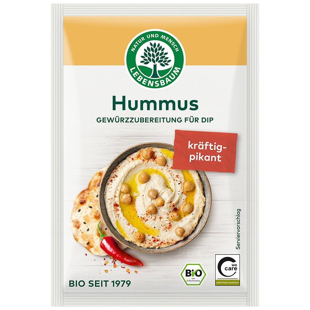 Mix condimente picante hummus bio Lebensbaum 10g - Verlin