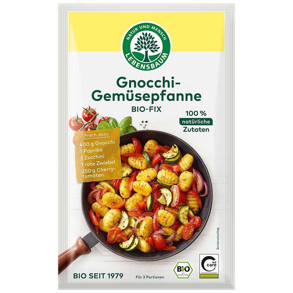 Mix gnocchi si legume tigaie bio Lebensbaum 30g - Verlin
