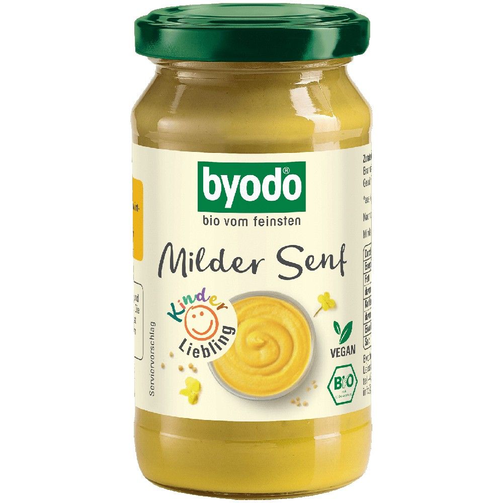 Mustar fin bio 200ml Byodo - Verlin