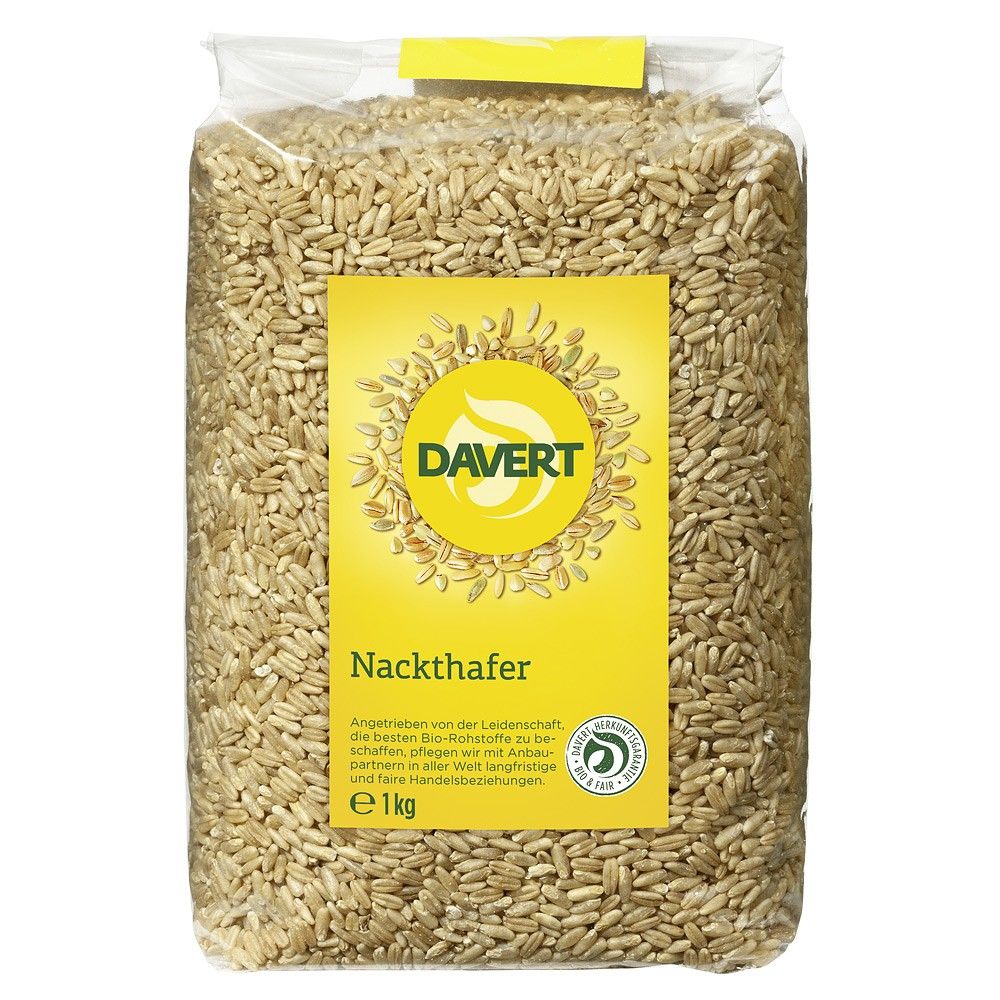 Ovaz bio decorticat 1kg Davert - Verlin