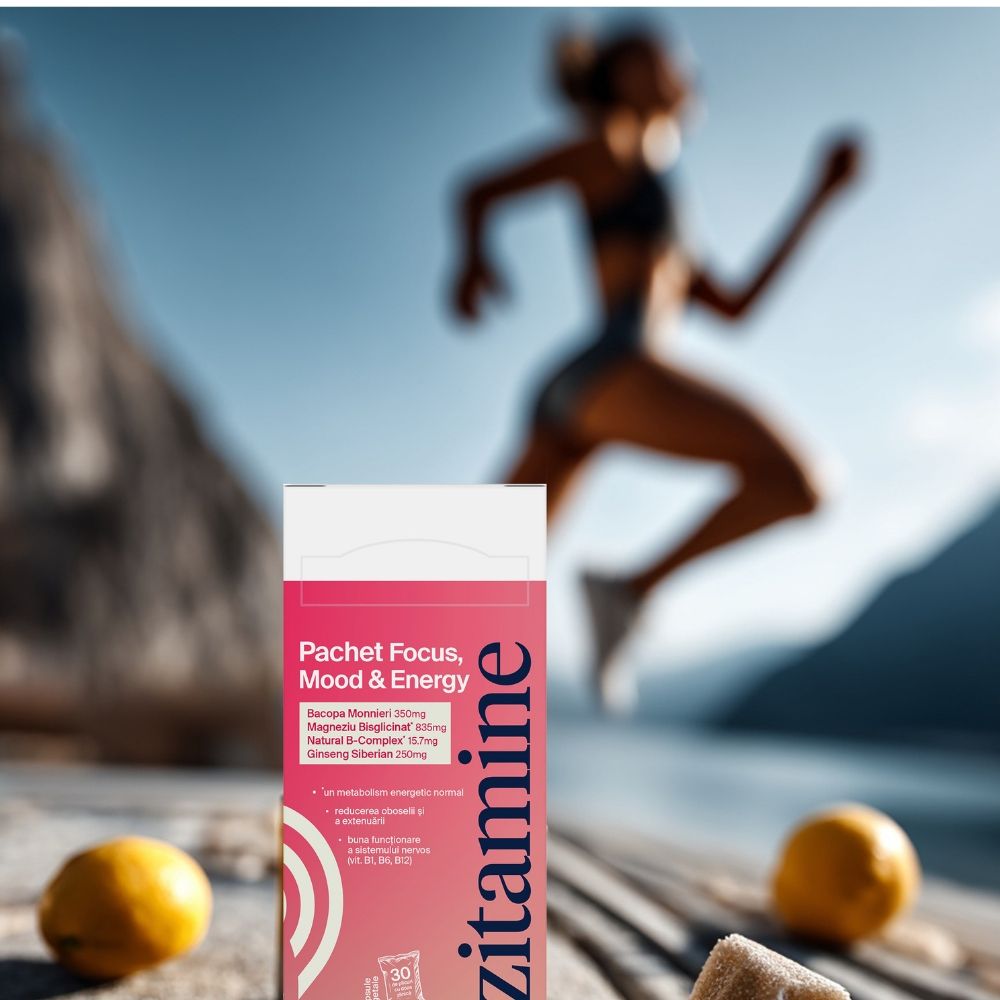 Pachet Focus Mood Energy 68 25g Zitamine - Verlin