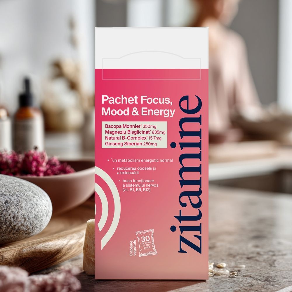 Pachet Focus Mood Energy 68 25g Zitamine - Verlin