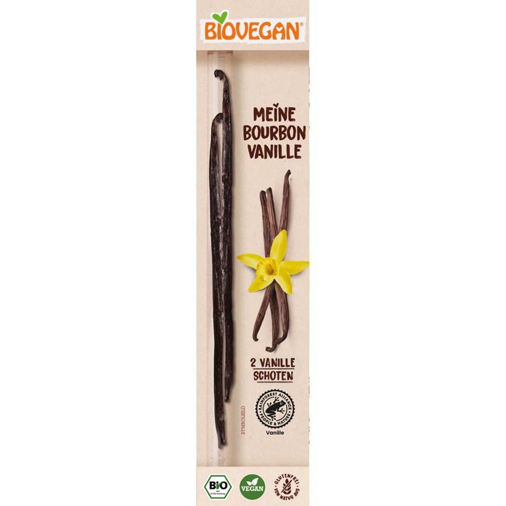 Pastai vanilie Bourbon fara gluten bio 2buc Biovegan - Verlin
