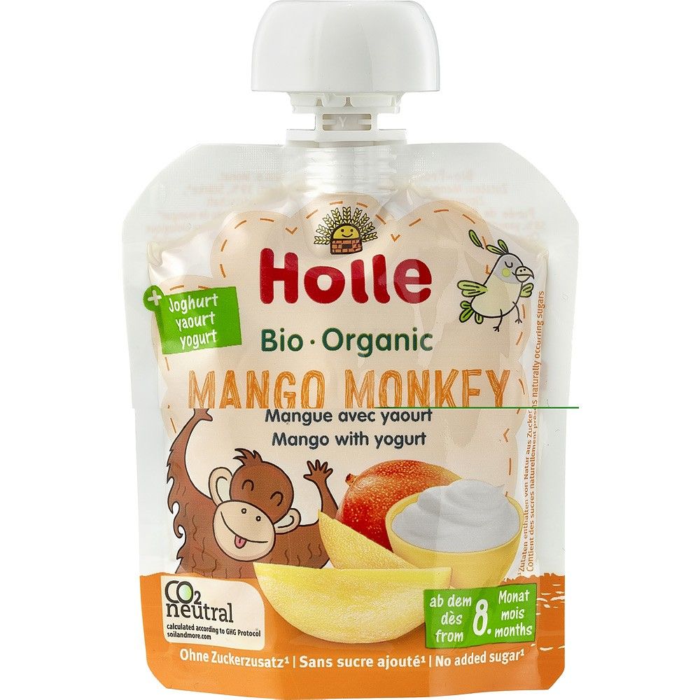 Piure bio mango iaurt copii luni 85g Holle - Verlin