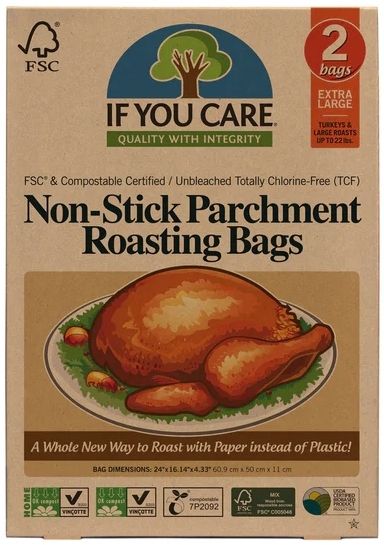 Pungi copt nealbite fara clor compostabile Large buc - Verlin